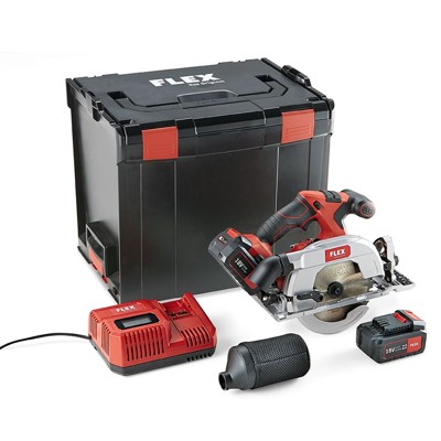 Akku-Handkreissäge mit Pendelhaube 18,0 V CS 62 18.0-EC/5.0 Set von Flex