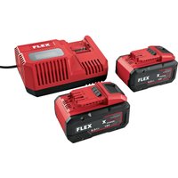 Flex - Akku Starter-Set P-Set 18-88 r, 2x 8,0 Ah/ 18 v + Schnellladegerät von Flex