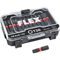 Bitset Bit Bohrschrauber Schrauber Set db Bulk T30 Torx 25 Stück 530492 - Flex von Flex