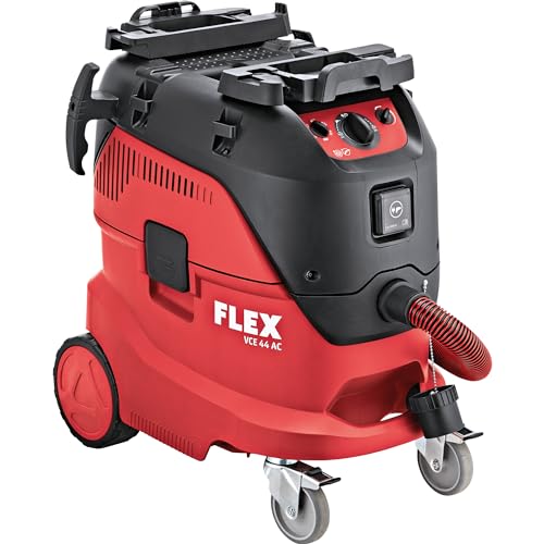 Flex VCE 44 H AC Sicherheitssauger mit automatischer Filterabreinigung, 42 l, Klasse H, 1200 Watt, Kabellänge 7,5 m, Staubsauger 444197 von FLEX