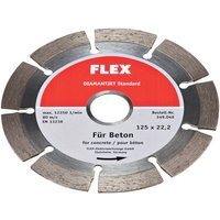 349046 Diamanttrennscheibe Durchmesser 125 mm Bohrungs-Ø 22.2 mm Beton, Stein 1 St. - Flex von Flex