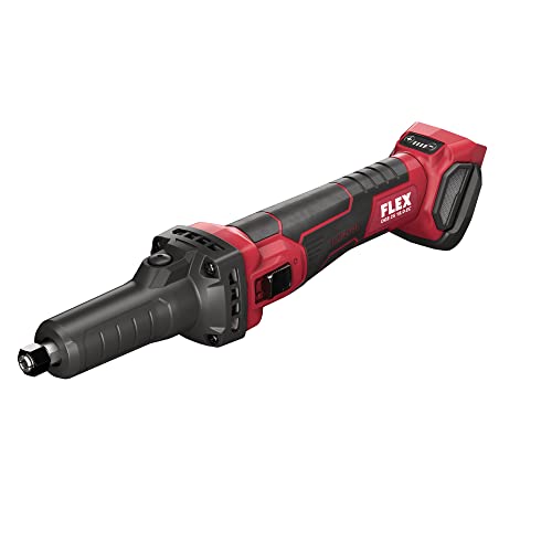 Flex Akku Geradschleifer DGE 25 18.0-EC C (ohne Akku, Drezahl 4-stufig 10000 / 15000 / 20000 / 25000 1/min, Spannung 18 V, Langhalsausführung) 518867 von FLEX