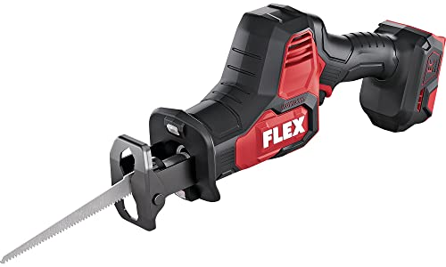 Flex Akku Säbelsäge RS 25 18.0-EC C (Säge ohne Akku, Sägeblatt schwenkbar 180°, Hub 25 mm, Leerlaufhubzahl 0 - 3000 1/min) 530372 von FLEX