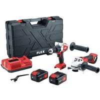 Flex Maschinen-Set: pd 2G 18.0-EC FS55 + l 125 18.0-EC, 2x 5,0 Ah und Lader von FLEX TOOLS