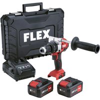 Flex Akku Schlagbohrschrauber pd 2G 18.0-EC FS55BC/5.0, 2x 5,0 Ah und Ladegerät im Koffer von FLEX TOOLS