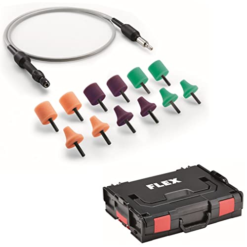 Flex FS 140 Set (flexible Welle für Poliermaschine PXE 80 10.8-EC mit Zylinder- und Kegelpolierschwämmen, Zubehör für Polierarbeiten, für Ecken und schwerzugängliche Stellen) 516112 Flex FS 140 Set (flexible Welle für Poliermaschine PXE 80 10.8-EC mit Zylinder- und Kegelpolierschwämmen, Zubehör für Polierarbeiten, für Ecken und schwerzugängliche Stellen) 516112 von FLEX