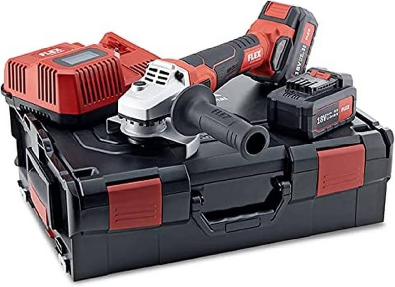 Flex Winkelschleifer Flex Akku Winkelschleifer LB 125 18.0-EC/5.0 Set Schleifer Set mit von Flex