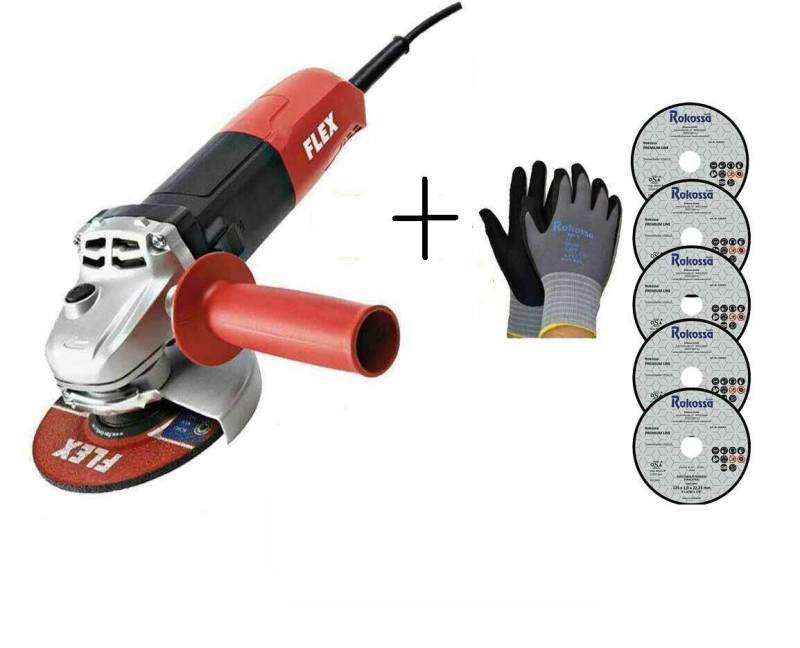 Flex Winkelschleifer L 1001 125mm Scheibe, 1010 Watt / 230 Volt von Flex