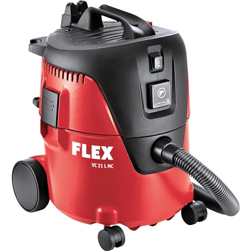 Flex 405418 230/CEE Sicherheitssauger VC 21 L MC (Werkstatt Staubsauger mit manueller Filterabreinigung, 20 l, Klasse L, 1250 Watt, Volumenstrom 3600 l/min), mehrfarbig, 25 Stück, mittel von Flex