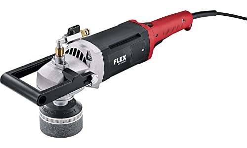 Flex Nass Steinpolierer (Motor 1600 Watt, mit variabler Drehzahl 1750 1/min, Werkzeugaufnahme Nass M14, Poliermaschine, Schleifmaschine) 477788 von FLEX