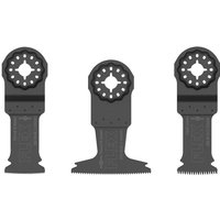 Flex - Satz mit 3 Starlock-Sägeblättern Holz und Metall - 531055 von Flex