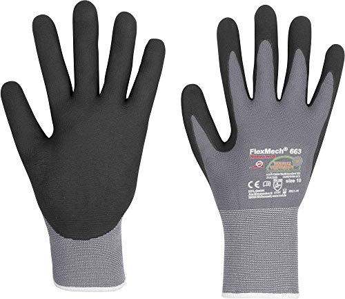 10 Paar FlexMech 663 Größe 9 Montagehandschuhe Arbeitshandschuhe Mechaniker von Homry