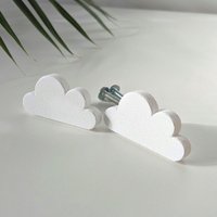 Möbelgriff | Wolke Weiß Für Schrank, Kommode & Schublade Möbelknopf Schubladenknopf Knauf Hemnes, Kallax, Universell Inkl. Schrauben Möbelgriff | Wolke Weiß Für Schrank, Kommode & Schublade Möbelknopf Schubladenknopf Knauf Hemnes, Kallax, Universell Inkl. Schrauben von FlexWerk