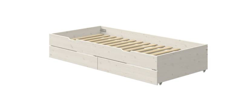 Flexa Ausziehbett  in weiss lasiert von Flexa