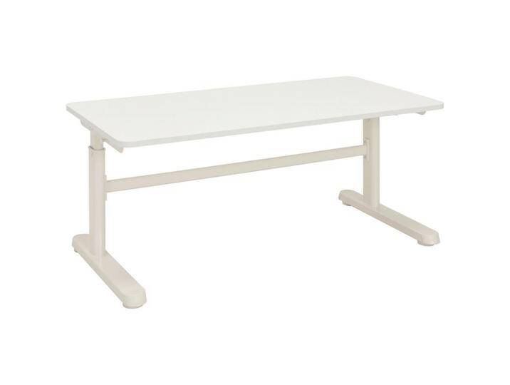 Flexa JUGENDSCHREIBTISCH, Weiß, rechteckig, Kufe, 60x50-74x120 cm, höhenverstellbar, Arbeitszimmer, Schreibtische, Jugend- & Kinderschreibtische von Flexa