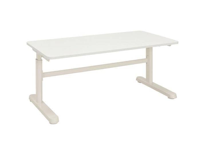 Flexa JUGENDSCHREIBTISCH, Weiß, rechteckig, Kufe, 60x50-74x120 cm, höhenverstellbar, Arbeitszimmer, Schreibtische, Jugend- & Kinderschreibtische von Flexa