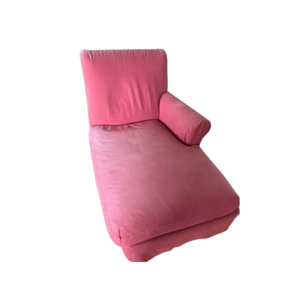 Chaise Longue/Recamiere NonnaMaria aus Baumwollstoff (rosa), Flexform von Flexform