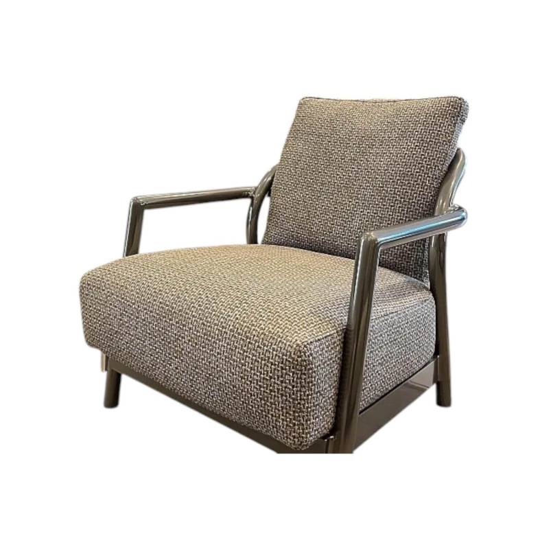 Outdoor Sessel Alison Stoff Cacus N A73 C Grau Rücken Eco Leder Polyurethan Eva ... von Flexform