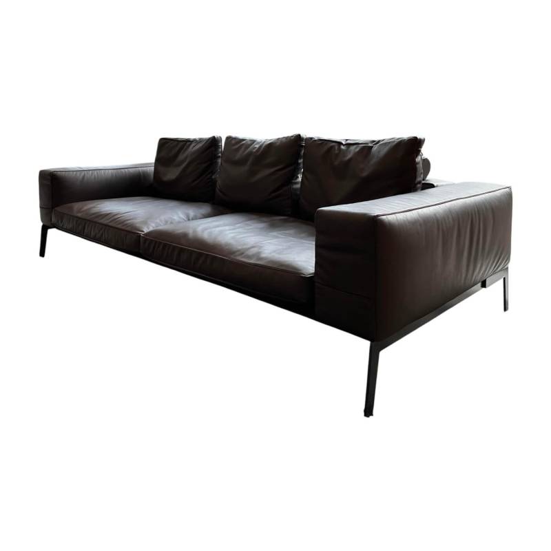 Sofa Lifesteel 14C04 Leder Pelle Deluxe 619 Braun Füße Metall Brüniert Inklusive... Sofa Lifesteel 14C04 Leder Pelle Deluxe 619 Braun Füße Metall Brüniert Inklusive... von Flexform