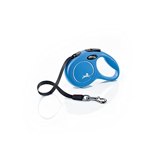 flexi® Classic XS Gurt 3 m blau, Roll-Leine für Hunde bis 12 kg flexi® Classic XS Gurt 3 m blau, Roll-Leine für Hunde bis 12 kg von flexi