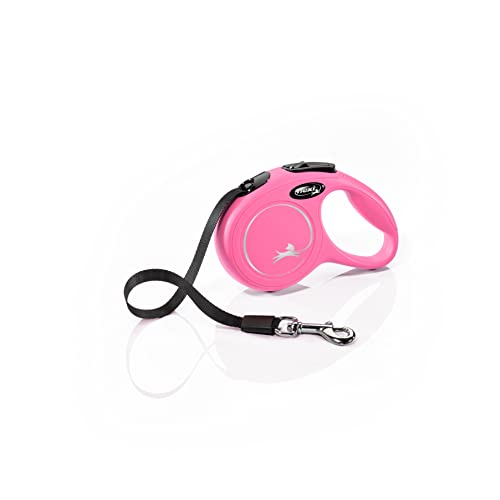 flexi New Classic XS Gurt 3 m pink für Hunde bis 12 kg von flexi