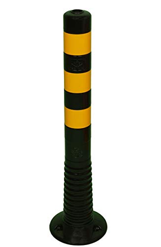 Flexible Verkehrspfosten, elastisch, 75cm, schwarz/gelb von FlexiBarrier