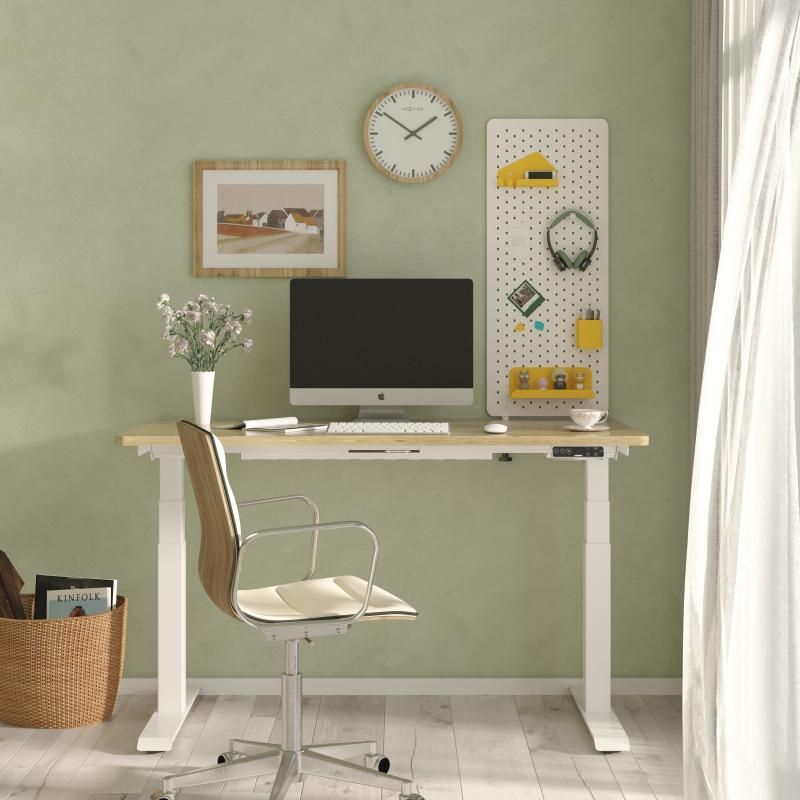FlexiSpot DDB Lochplatte, Schreibtisch Organizer, DIY-Platte,groß,900×370mm, Weiß von FlexiSpot