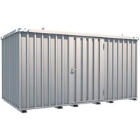 Schnellbaucontainer, HxBxT 2.100 x 2.100 x 4.100 mm, Tür längsseitig, 1-flügelig von BOS®