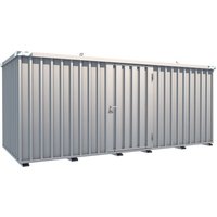 Schnellbaucontainer, HxBxT 2.100 x 2.100 x 5.100 mm, Tür längsseitig, 1-flügelig von BOS®