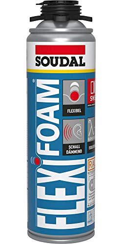 Flexifoam Profi-Pistolenschaum HOCHELASTISCH Fensterschaum 500ml von Soudal
