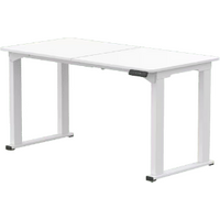 FlexiSpot höhenverstellbarer Schreibtisch in Weiß mit vier Beinen Weiß 140*70CM Tischplatte von Flexispot