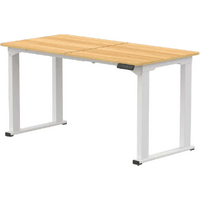 FlexiSpot höhenverstellbarer Schreibtisch in Weiß mit vier Beinen 140*70CM Tischplatte von Flexispot