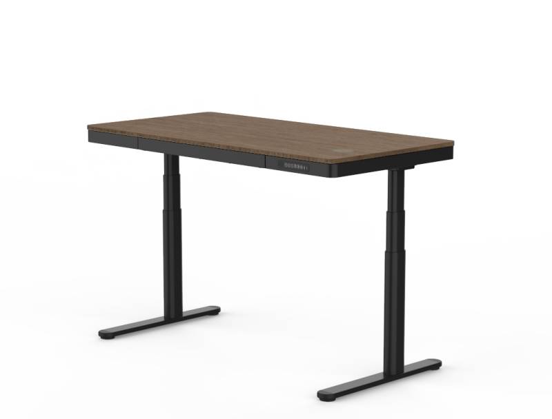 Höhenverstellbarer Schreibtisch Q8 mit Bambus-Tischplatte von Flexispot