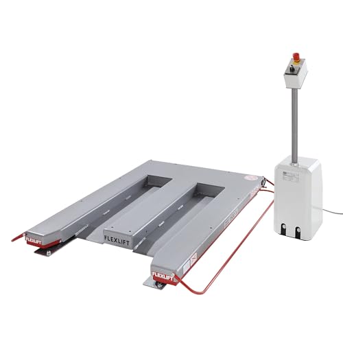 Flexlift | Flachform-Hubtisch | Baureihe E | Tragfähigkeit 1500 kg | LxB 1300 x 910 mm | 230 V Wechselstrom von Flexlift