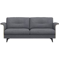 FLEXLUX 2,5-Sitzer "Glow Sofa, Couch, Premium-Sitzkomfort: Kaltschaum & Federkern" Armlehnenblende in geölter Eiche, Fuß schwarz FLEXLUX 2,5-Sitzer "Glow Sofa, Couch, Premium-Sitzkomfort: Kaltschaum & Federkern" Armlehnenblende in geölter Eiche, Fuß schwarz von Flexlux