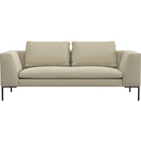 FLEXLUX 2,5-Sitzer "Loano", modernes Sofa, frei im Raum stellbar, lose Kissen, Kaltschaum im Sitz von Flexlux