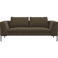 FLEXLUX 2,5-Sitzer "Loano", modernes Sofa, frei im Raum stellbar, lose Kissen, Kaltschaum im Sitz von Flexlux