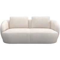 FLEXLUX 2,5-Sitzer "Torino, rund, Couch, Loveseat,", Modernes, organisches Sofa-Design, Kaltschaum, Wellenunterfederung von Flexlux