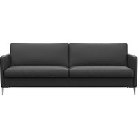 FLEXLUX 3-Sitzer "Fiore, super Sitzkomfort durch Kaltschaum im Sitz", schmale Armlehnen, Füße Alu von Flexlux