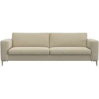 FLEXLUX 3-Sitzer "Fiore, super Sitzkomfort durch Kaltschaum im Sitz", breite Armlehnen, Füße Alu+ Eiche von Flexlux