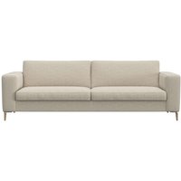 FLEXLUX 3-Sitzer "Fiore, super Sitzkomfort durch Kaltschaum im Sitz", breite Armlehnen, Füße Alu+ Eiche von Flexlux