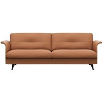 FLEXLUX 3-Sitzer "Glow Designsofa, bequem und komfortabel durch hochwertigen Sitzaufbau", Skandinavisches Design, In hochwertiger Verarbeitung von Flexlux