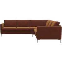 FLEXLUX Ecksofa "Fiore, gleichschenklig, bequem durch hochwertigem Sitzaufbau", schmale Armlehnen, super Sitzkomfort durch Kaltschaum, Füße Alu FLEXLUX Ecksofa "Fiore, gleichschenklig, bequem durch hochwertigem Sitzaufbau", schmale Armlehnen, super Sitzkomfort durch Kaltschaum, Füße Alu von Flexlux