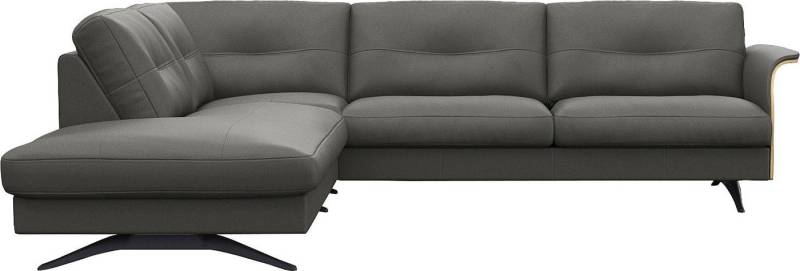 FLEXLUX Ecksofa Glow bequem und komfortabel durch hochwertigen Sitzaufbau, L-Form, Skandinavisches Design, In hochwertiger Verarbeitung von Flexlux