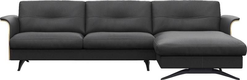 FLEXLUX Ecksofa Glow, super bequem durch hochwertigem Sitzaufbau mit Federkern, L-Form, Modernes skandinavisches Design von Flexlux