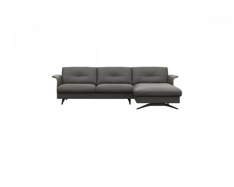 FLEXLUX Ecksofa Glow, super bequem durch hochwertigem Sitzaufbau mit Federkern, L-Form, Modernes skandinavisches Design von Flexlux