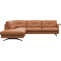 FLEXLUX Ecksofa "Glow, super bequem durch hochwertigem Sitzaufbau mit Federkern, L-Form", Skandinavisches Design, In hochwertiger Verarbeitung von Flexlux