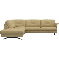 FLEXLUX Ecksofa "Glow, super bequem durch hochwertigem Sitzaufbau mit Federkern, L-Form", Skandinavisches Design, In hochwertiger Verarbeitung von Flexlux