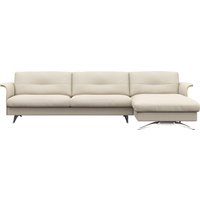 FLEXLUX Ecksofa "Glow Designsofa, bequem und komfortabel durch hochwertigen Sitzaufbau", L-Form, Modernes skandinavisches Design von Flexlux