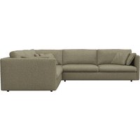 FLEXLUX Ecksofa "Lovane", Weich & anschmiegsam, große Sitztiefe auf Kaltschaum, Dekokissen inkl. von Flexlux